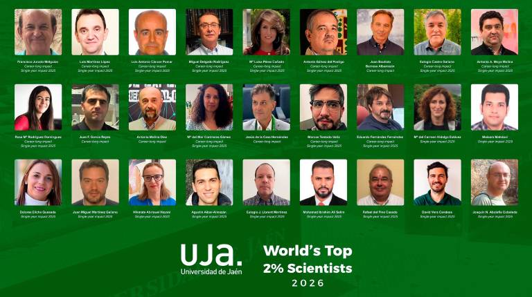 <i>Los investigadores más citados. / UJA.</i>