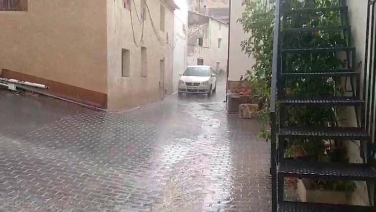 Chaparrón de lluvia en La Matea: 8,5 litros en 20 minutos