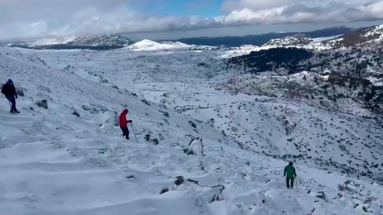 Estampa alpina en el Calar de las Palomas