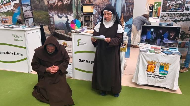 Santiago-Pontones lleva un trozo del Camino de San Juan a la Feria de los Pueblos