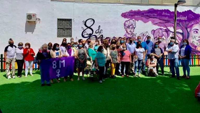 Baeza replicará por toda la ciudad el mural feminista del 8M que ha aparecido con pintadas nazis