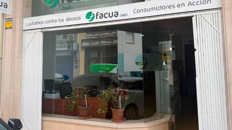 <i>Fachada del local de Facua Jaén.</i>