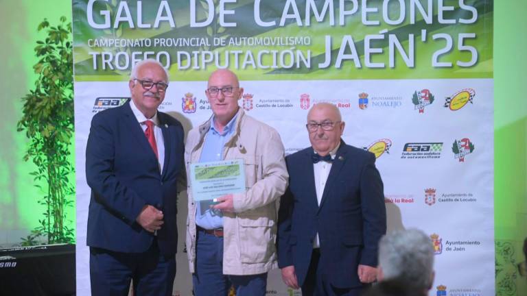 Jaén corona a los exponentes del automovilismo en la Copa Diputación