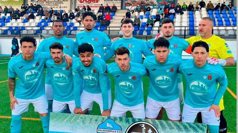 <i>Once del Villacarrillo CF en un encuentro de la temporada pasada. / Villacarrillo CF. </i>