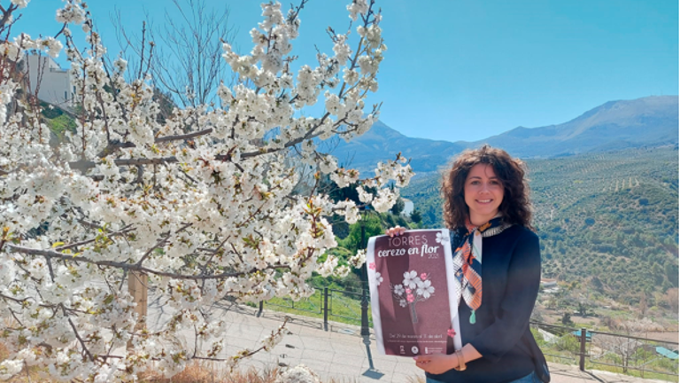 Comienza en Torres la floración del cerezo