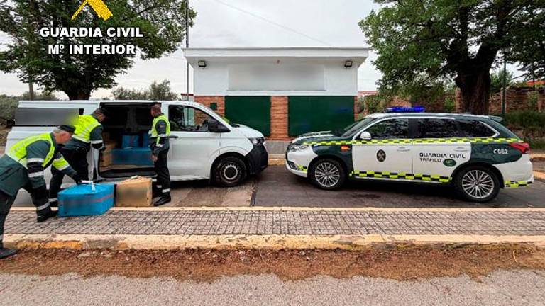 Interceptado en la A-4 un vehículo que transportaba 820 kilos de hachís