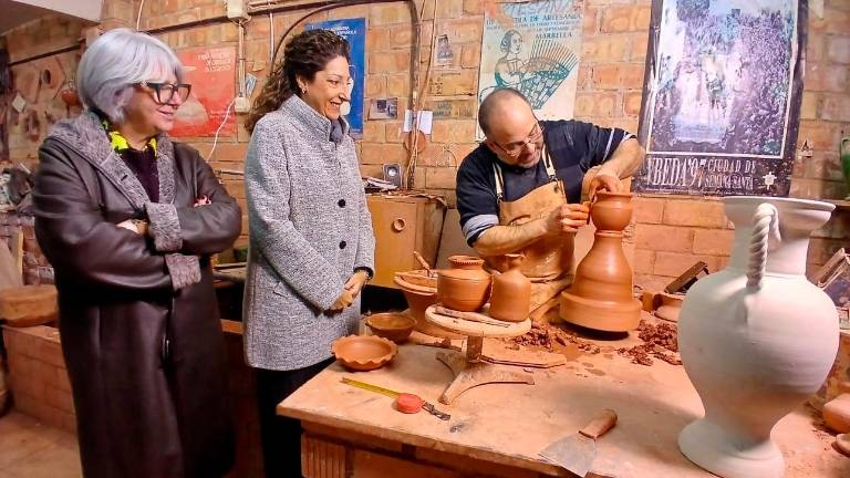 Pedro Góngora, maestro alfarero de Úbeda, elogiado por la Junta