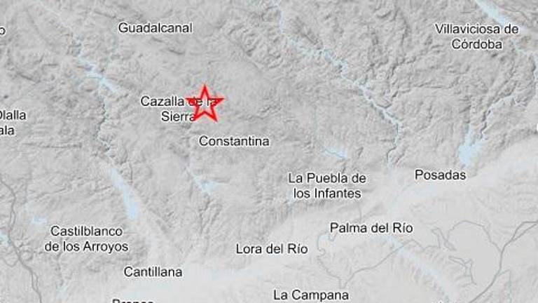 Terremoto de magnitud 4,1 con epicentro en Cazalla (Sevilla)