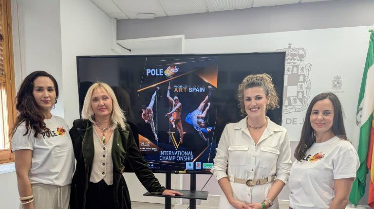 <i>Presentación del V Pole Spain World Art Championship 2026. / Ayuntamiento de Jaén.</i>