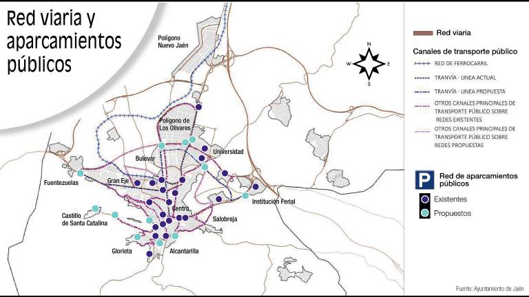 El Plan General de Ordenación Municipal incluye la segunda línea tranviaria