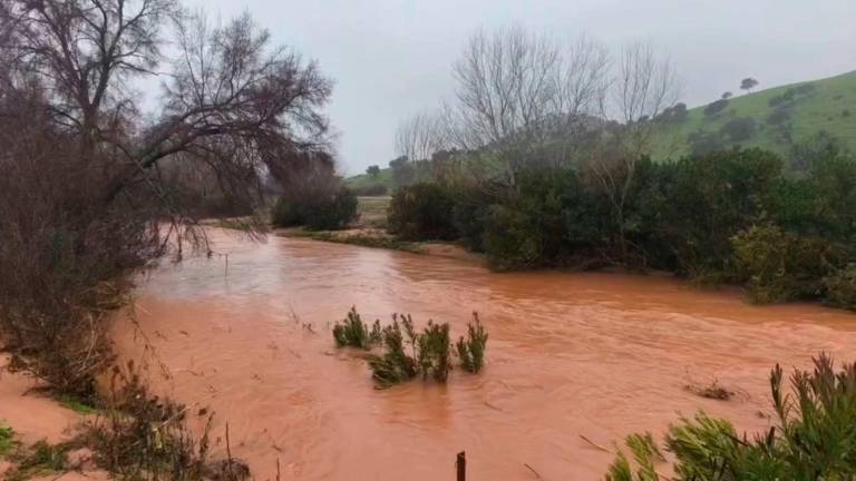 Sigue lloviendo: El caudal del río Guadiel supera el 60% a su paso por Guarromán