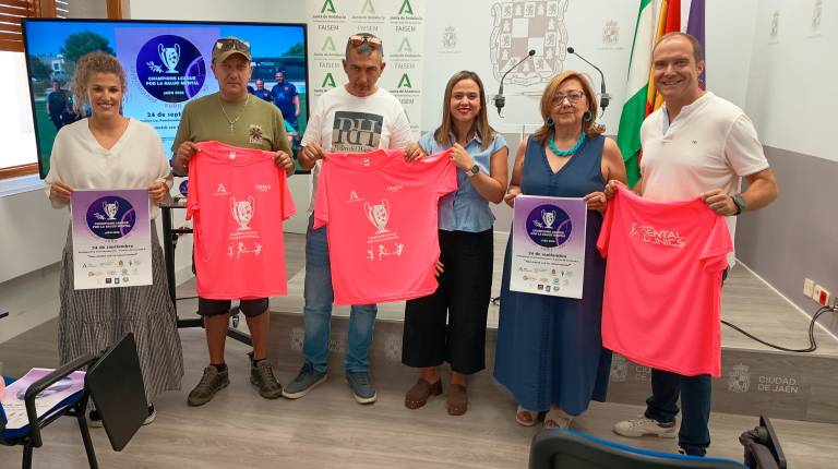 <i>Presentación de la Champions League por la salud mental. / Ayuntamiento de Jaén. </i>