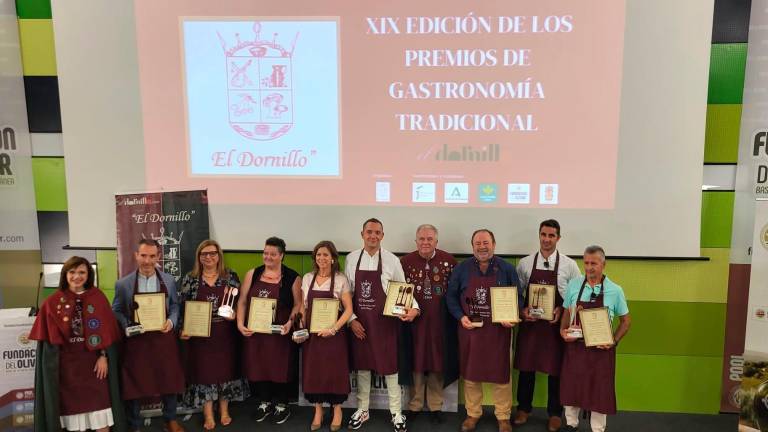 Referentes de la gastronomía jiennense premiados por El Dornillo