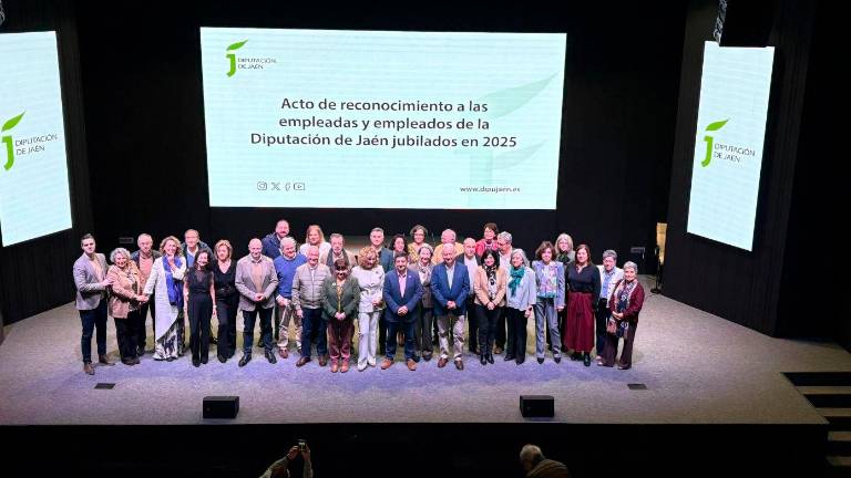 La Diputación de Jaén homenajea a los profesionales jubilados este año