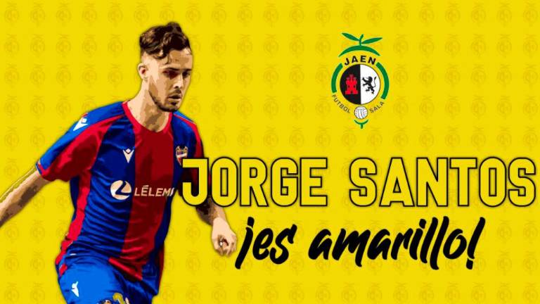 Jaén Paraíso Interior FS ficha a Jorge Santos para las próximas dos temporadas