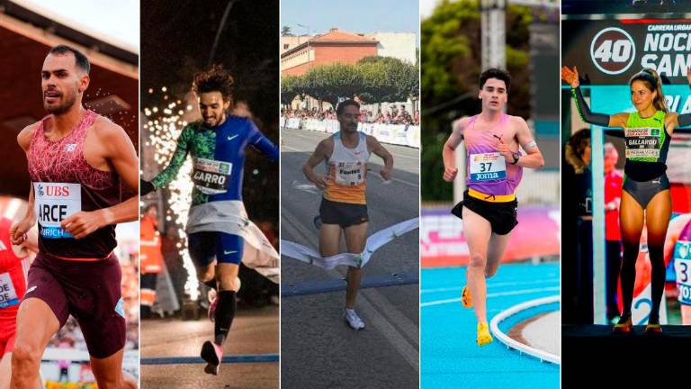 Daniel Arce, Fernando Carro, Ignacio Fontes, Óscar Gaitán y Carla Gallardo. / Ayuntamiento de Jaén.