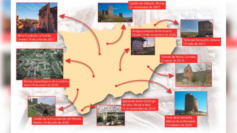 Jaén, la que más patrimonio en peligro tiene de toda Andalucía