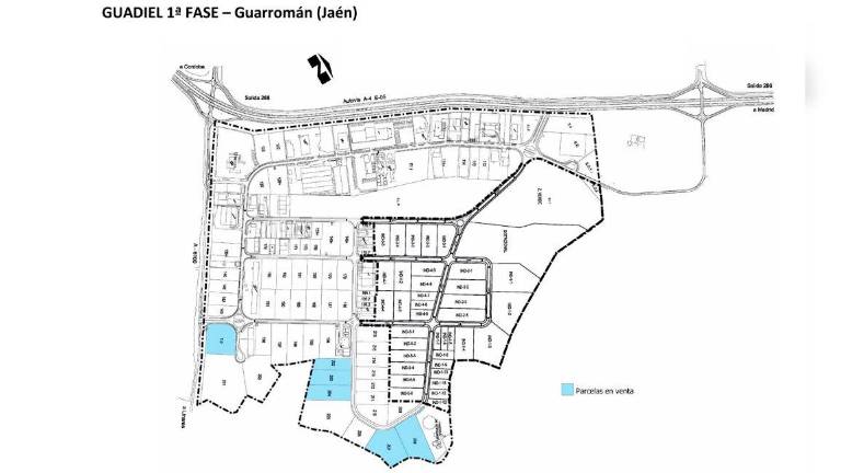 Sepes comercializa seis parcelas en la actuación industrial de Guarromán