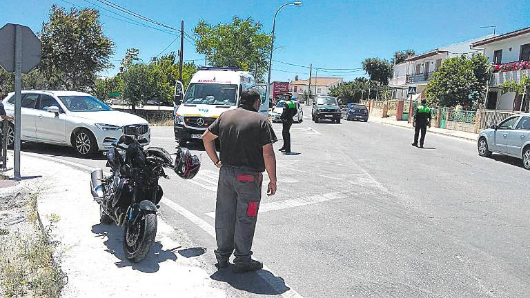 Accidente con un herido en Santa Ana