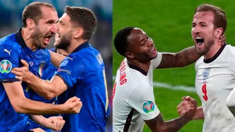 Italia, contra Inglaterra y los elementos en Wembley