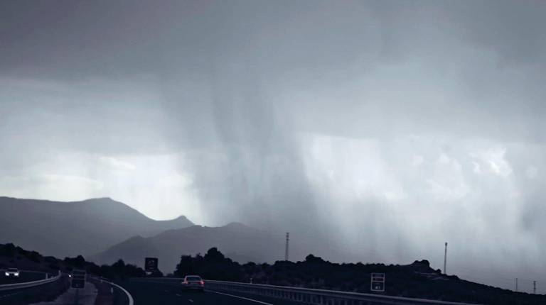 <i><b>LA TORMENTA</b></i><i>. Vista desde Mancha Real.</i>