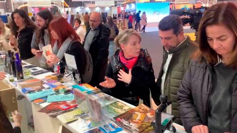 Este es el ambiente del estand de Jaén en Fitur 2026