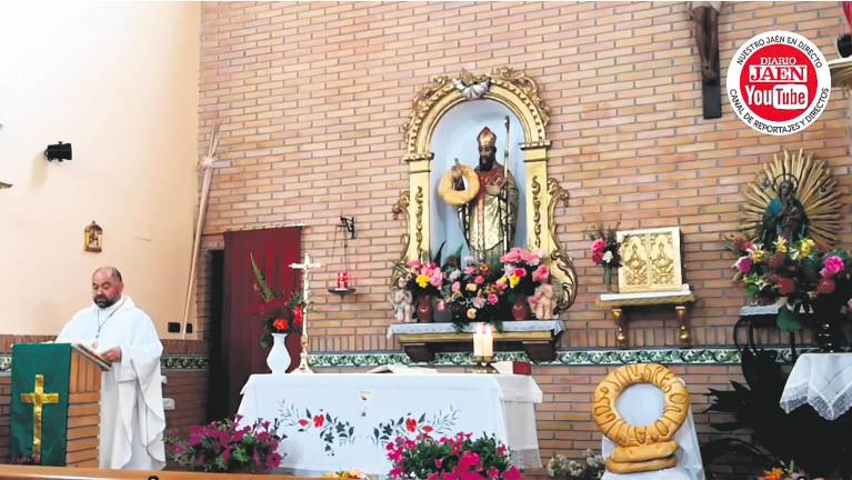 Atípica misa en honor de San Gregorio en Vilches