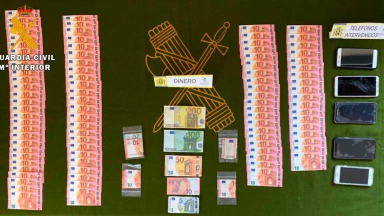 Dos personas detenidas y dos investigados por falsificar billetes