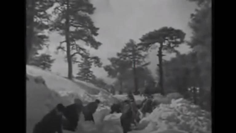 Vea cómo fue la gran nevada del año 1951 en la Sierra de Segura