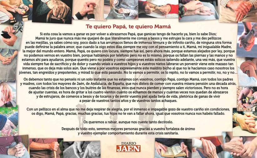 Todas las felicitaciones al trabajo de Diario JAÉN y los aplausos públicos a los valientes de la sociedad