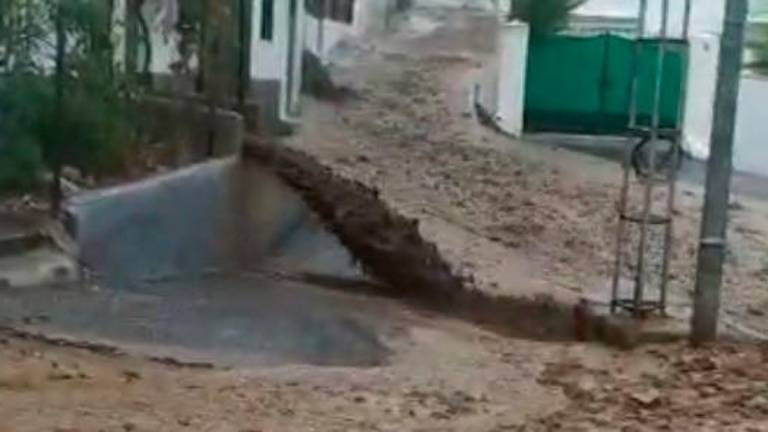 Diluvio en La Hortichuela (Alcalá la Real)