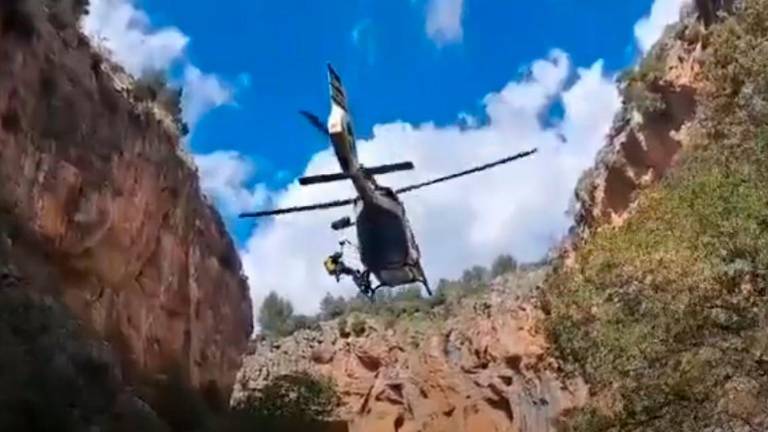 Así fue el rescate de la fallecida en el Barranco de La Bolera, en Pozo Alcón