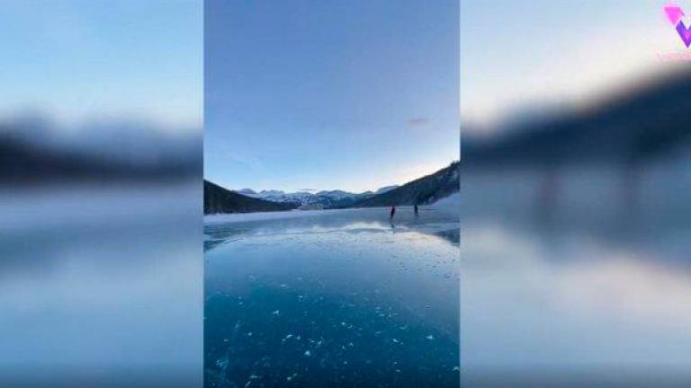 Las impresionantes imágenes de este paraíso helado en Canadá