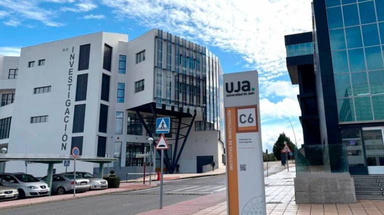 <i>Edificios C6 y D4 del Campus de Las Lagunillas. Archivo. / Universidad de Jaén. </i>