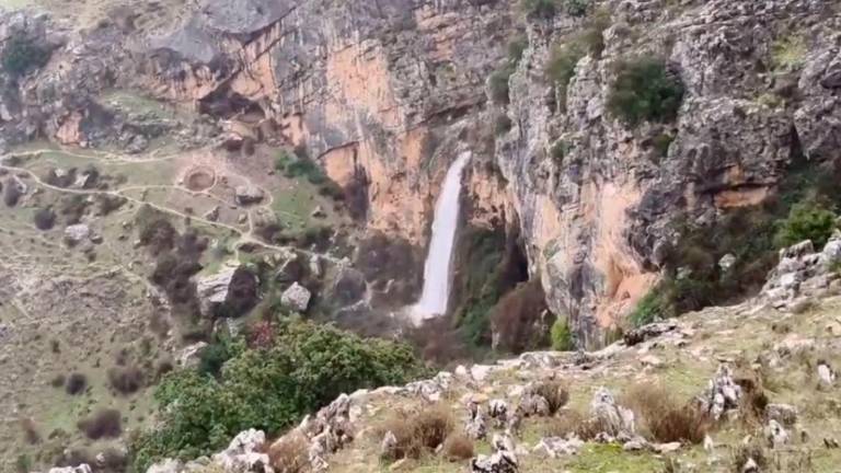 La cascada de La Malena ruge con fuerza