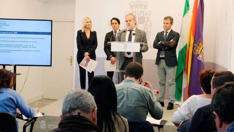 María Espejo, Luis García Millán, Francisco Lechuga y Julio Millán.