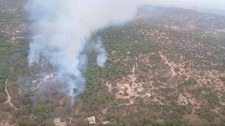 El incendio de Andújar, uno de los más relevantes de este verano en Andalucía