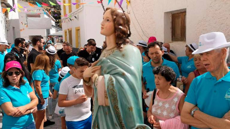 Una procesión de gran altura