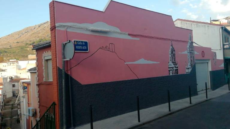 Un mural para presumir de los símbolos de Jaén