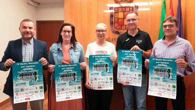 Deporte y solidaridad en la Media Maratón Ekiden de Jaén