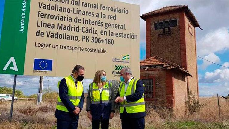 La Junta prevé retomar “este año” la conexión ferroviaria Vadollano-Linares con la red estatal