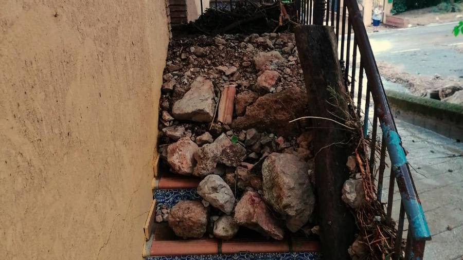 Burunchel: Inundación en la iglesia y vehículos enterrados en lodo