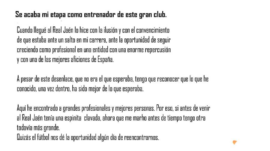 Emilio Fajardo: “Nunca olvidaré que fui entrenador del Real Jaén”