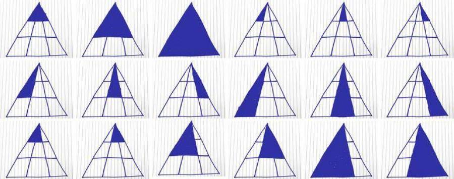 ¿Cuántos triángulos ves en esta imagen?