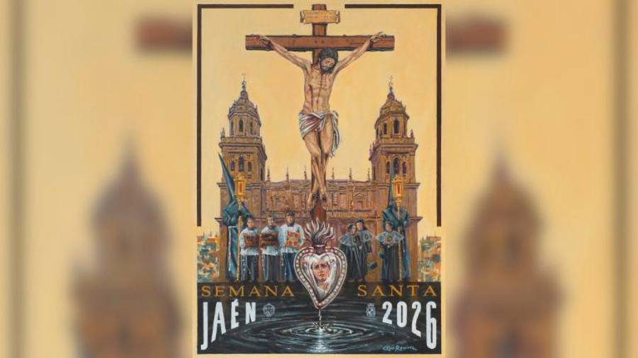$!<i>Cartel de la Semana Santa de Jaén 2026. / Agrupación de Cofradías de Jaén.</i>