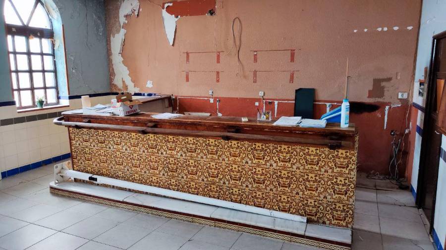 <i>Estado de la cafetería.</i>
