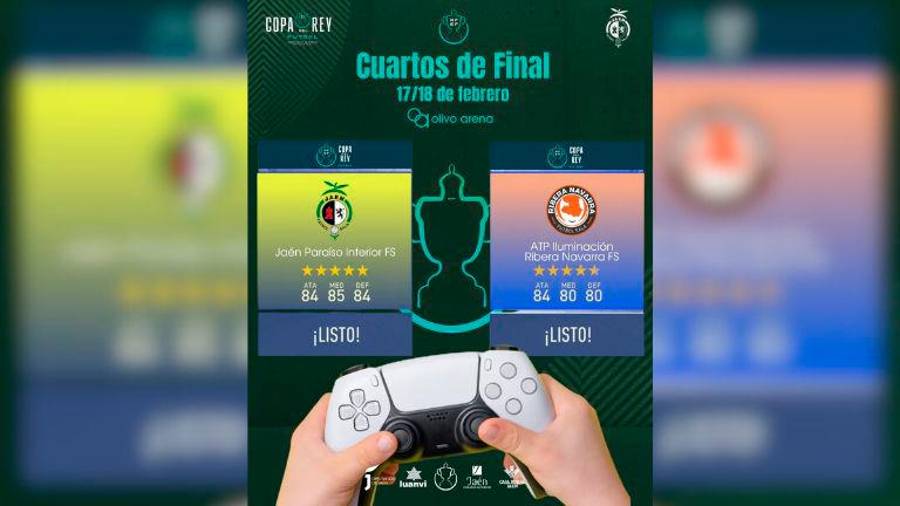 $!<i>Cuartos de final 17/18 febrero ante el ATP Iluminación Ribera Navarra. / RFEF.</i>