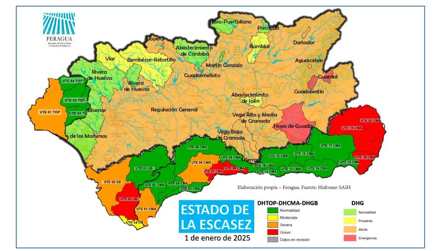 $!Alertan de restricciones en la cuenca del Guadalquivir