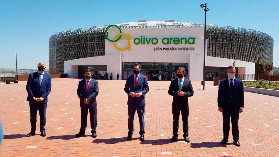 Inaugurado el “Olivo Arena”, la infraestructura deportiva más importante de Jaén