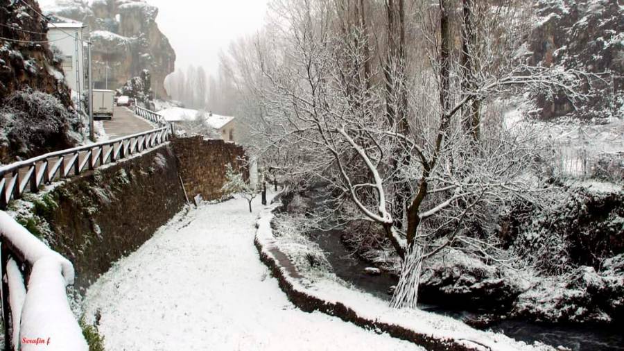 Increíbles imágenes de la nevada en Pontones